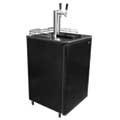 Kegerator - ideal for dispensing two 1/6th Barrel Kegs, Complete with keg tapping equipment and cleaning kit.