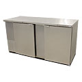 Keg Refrigerator - Back Bar - Commercial Grade Unit, Fits up to three 1/2 Barrel (Full Size) Kegs, Stainless steel front and sides!