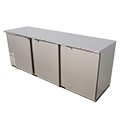 Keg Refrigerator - Back Bar - Commercial Grade Unit, Fits up to five 1/2 Barrel (Full Size) Kegs, Stainless steel front and sides!